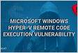 Microsoft CVE-2019-0719 Hyper-V Remote Code Execution
